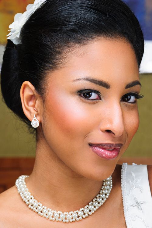 Wedding Updo Hairstyle for Black Women