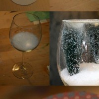 Wine Glass Snowglobe