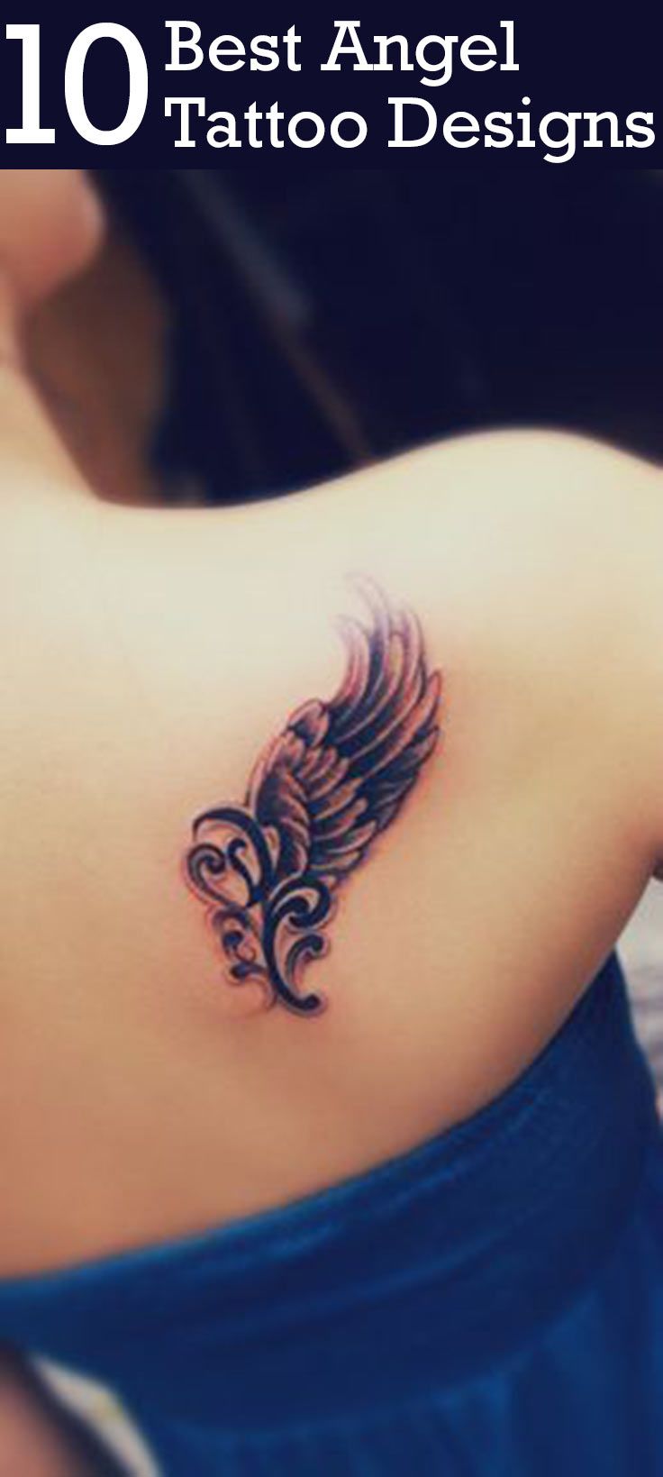 24+ Tattoo in Gold Tattoo angel wing pretty designs must guardian