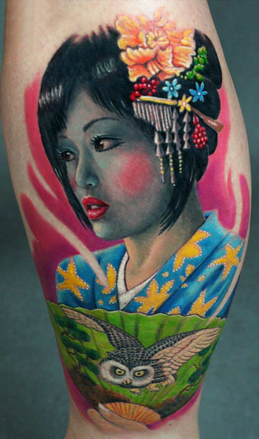 A Traditional Japanese Girl