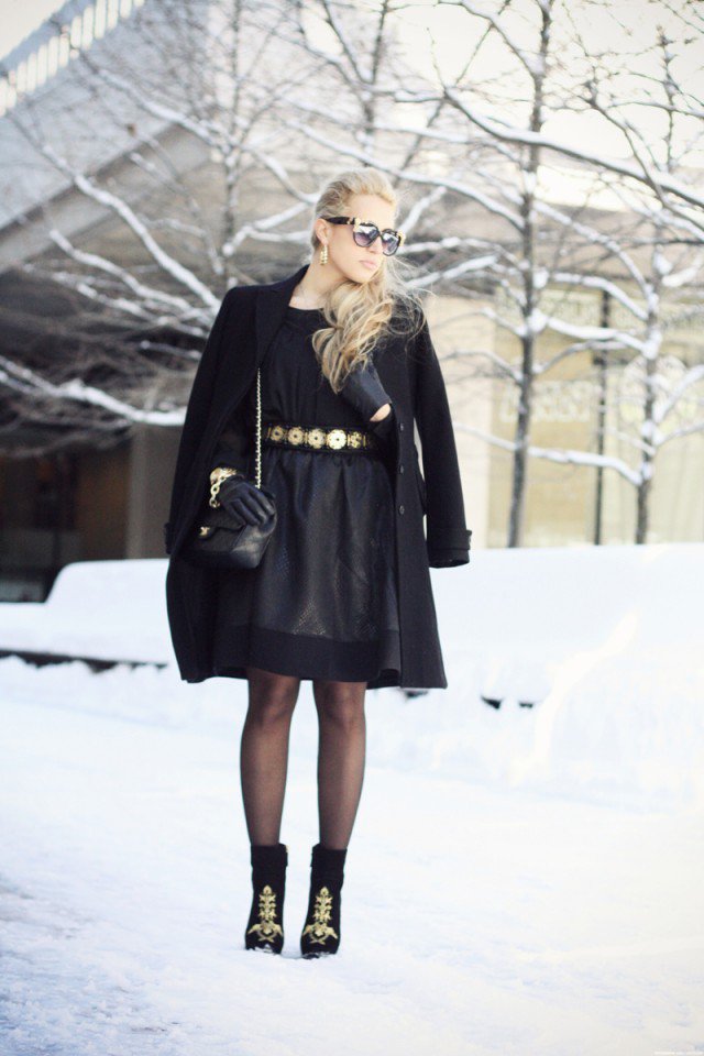 All Black Outfit for Winter