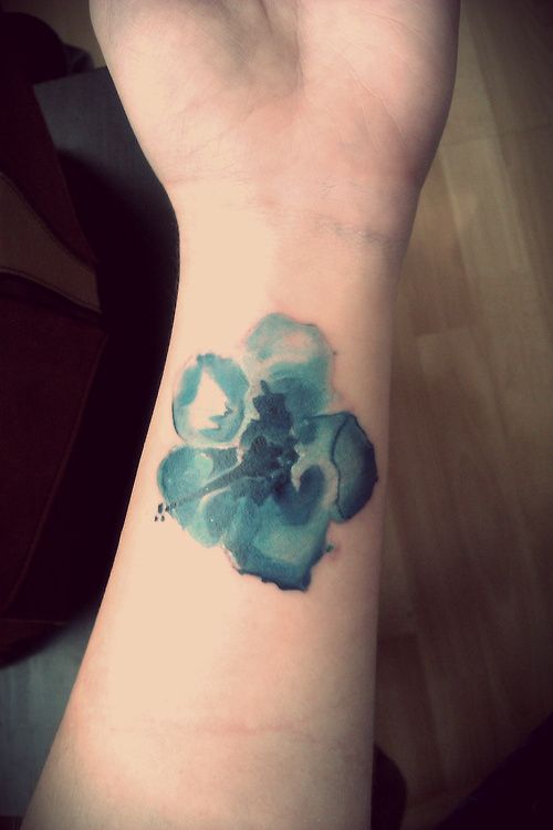 Astract Flower Tattoo