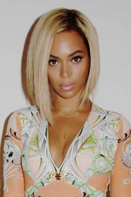 Blond Bob Hairstyle for Black Women