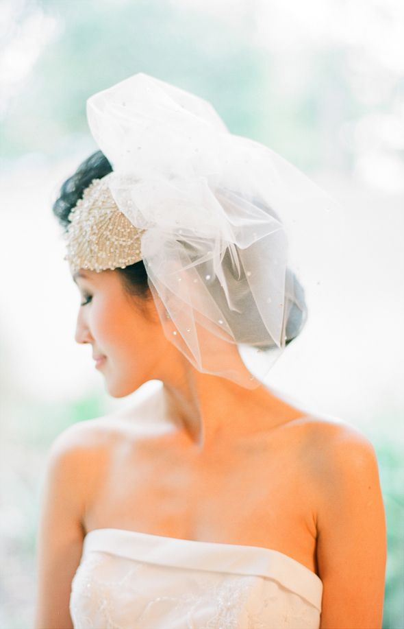 Bridal Fascinator with Veil