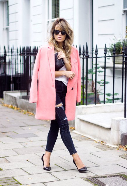 Chic Outfit Idea with Winter Coat