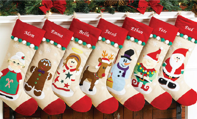 Decorating Ideas Christmas Stocking Designs Pretty Designs