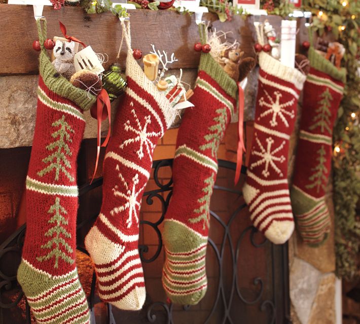 Christmas Stocking Designs-Woven Stockings