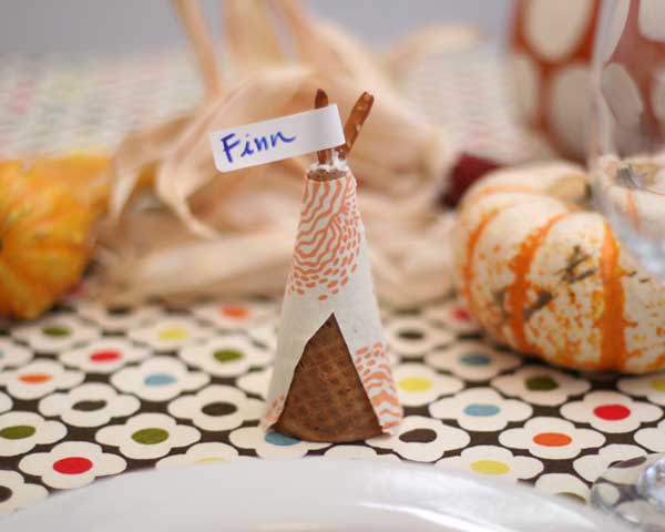 Cone Place Card Holder