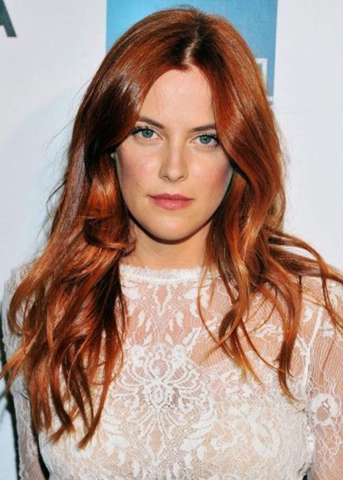 Copper Red Hair with Subtle Waves