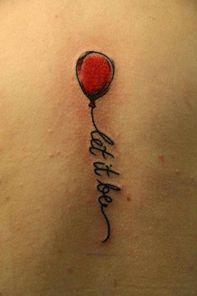 Cute Let It Be Tattoo