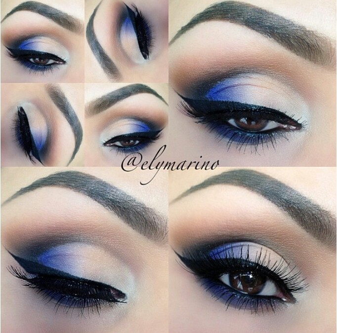 Dark and Blue Ombre Eyeliner