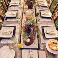 Fall Outdoor Table