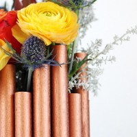 Faux Copper Vase