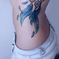 Feather Dreamcatcher Tattoo