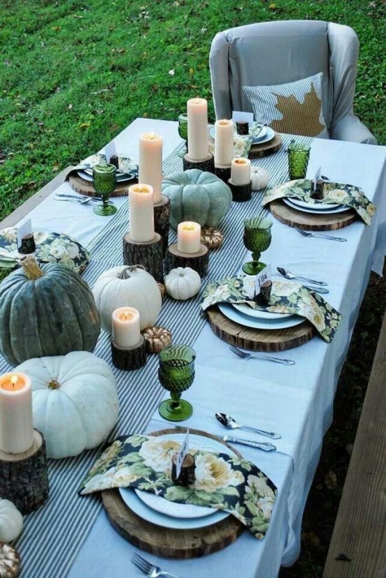 Fresh Green Outdoor Table