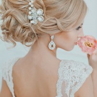 Glamorous Curly Wedding Updo