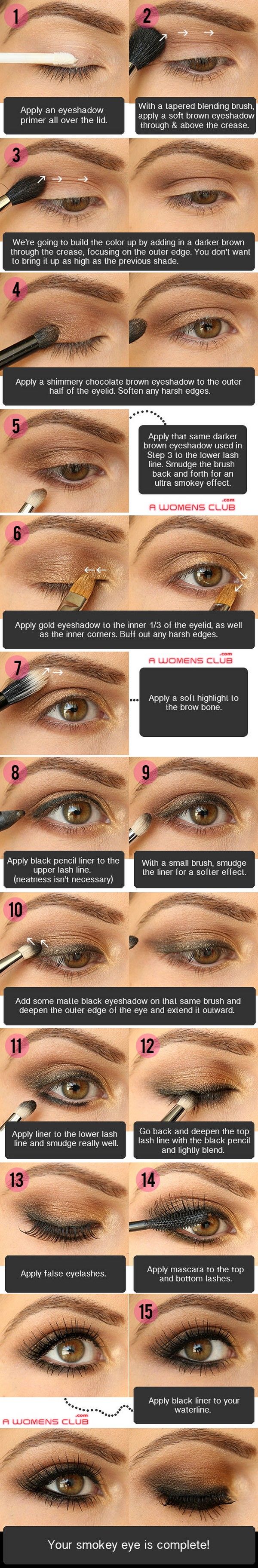 Golden Eye Shadow