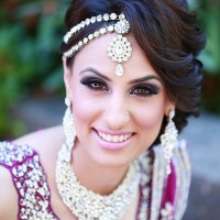 Gorgeous Indian Wedding Updo Hairstyle