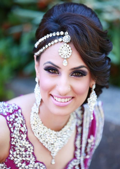 Gorgeous Indian Wedding Updo Hairstyle