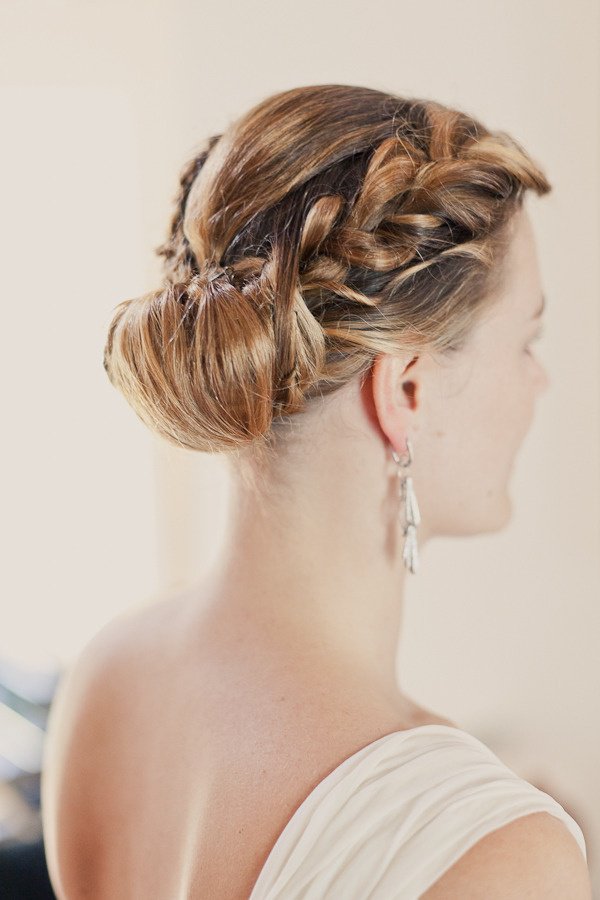 Graceful Braided Updo Hairstyle