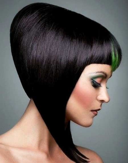 Green Highlighted Hair Color