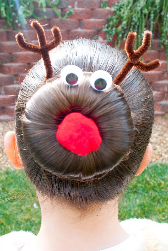 Interesting Christmas Hairstyle