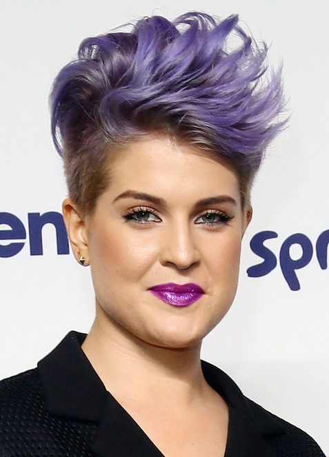 Kelly Osbourne Short Spiky Mohawk Hairstyle for Women