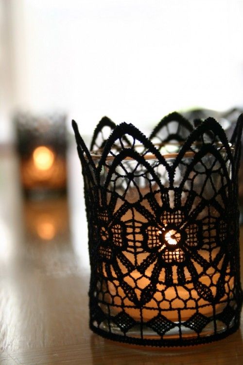 Lace Candle Holder