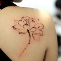 Lotus on Shoulder