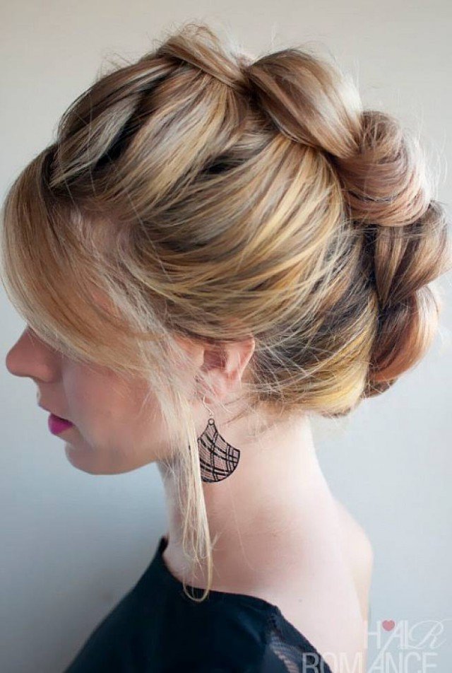 Lovely Braided Updo Hairstyle