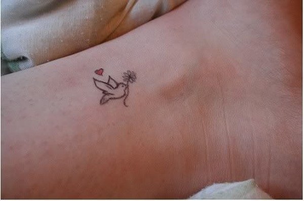 Lovely Dove Tattoo