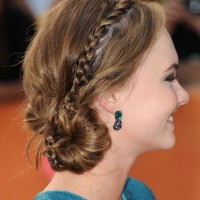 Lovely Low Bun with Tiny Braid