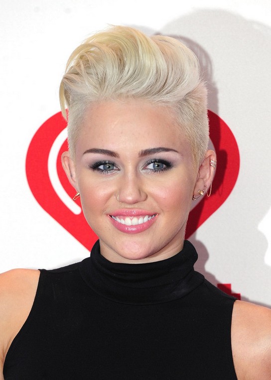 Miley Cyrus Short Straight Boy Cut for Women