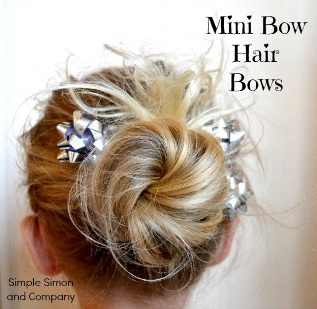 Mini Hair Bow with Accessory