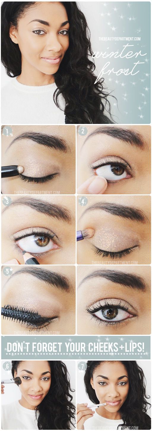 Nude Eyes with Glitter