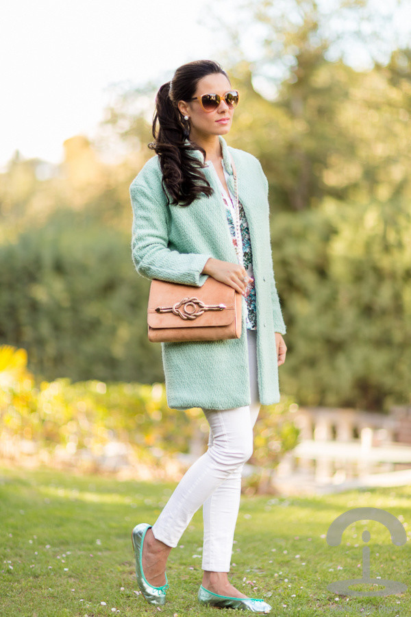 Pastel Blue Outfit for Winter 2015