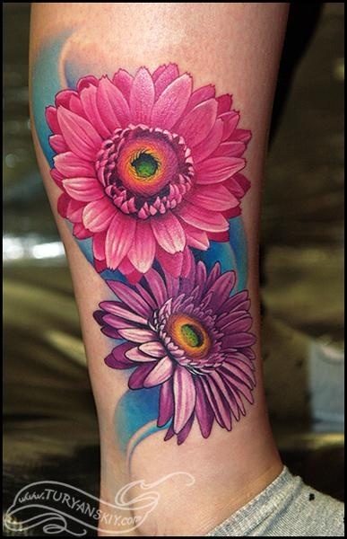 Pretty Daisy Tattoos