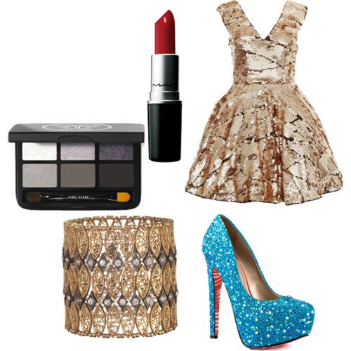 Pretty Polyvore Outfit for Holiday