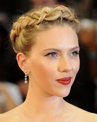 Scarlett Johansson Braided Hair