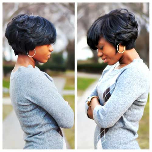 13 Fabulous Short Bob Hairstyles for Black Women - Pretty Designs