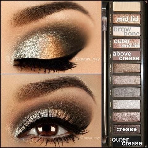 Sliver Eye Makeup
