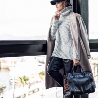 Trendy Outfit Idea with Knitted Sweater