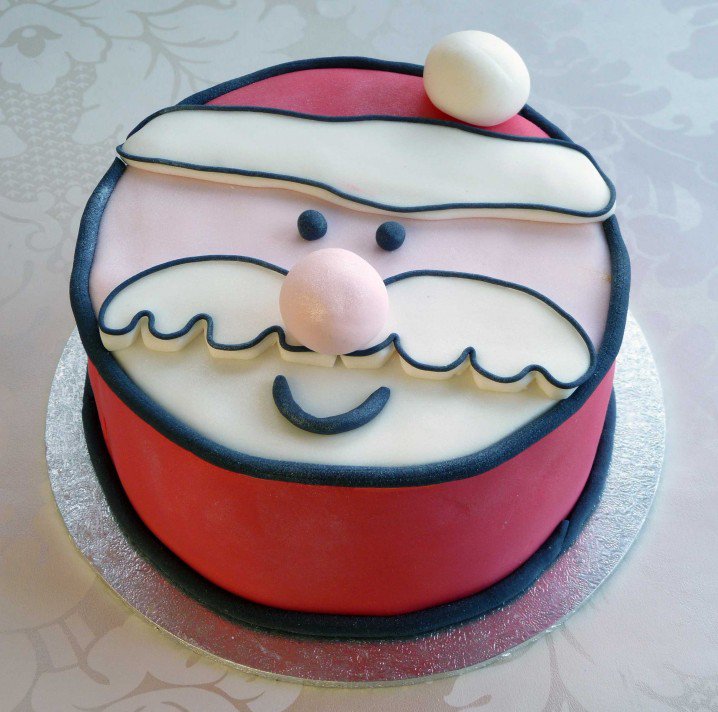 Christmas Cake Idea-Face