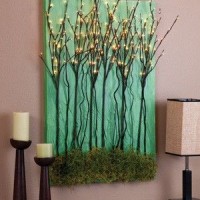 DIY Light Natural Wall Art