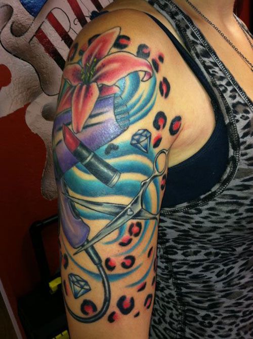Lily Arm Tattoo