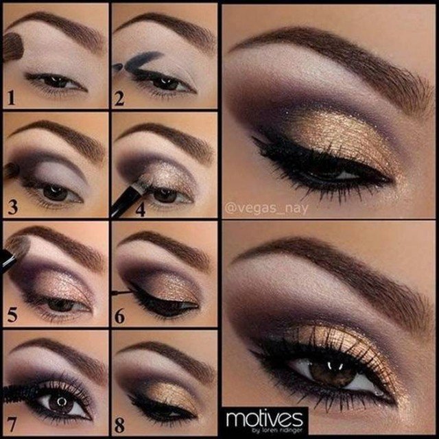 Metallic Eye Makeup