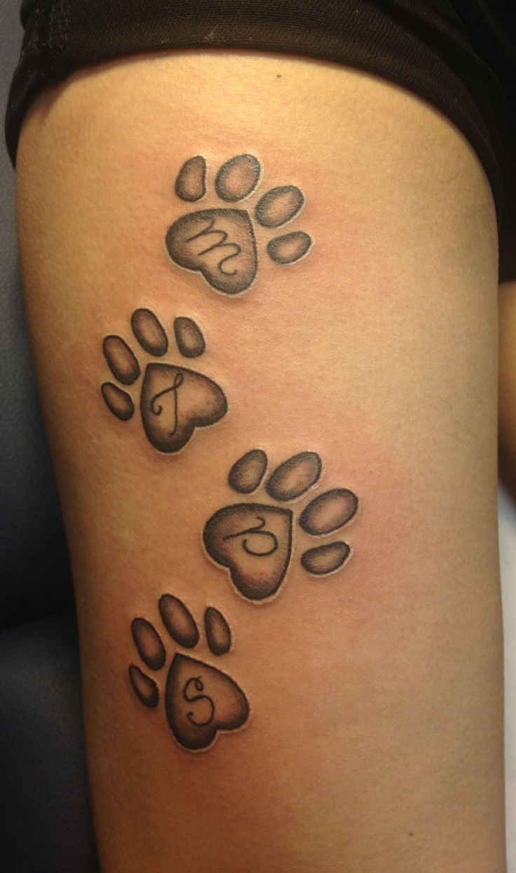 Paw Print Tattoo