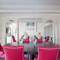 Red Tufted Chairs