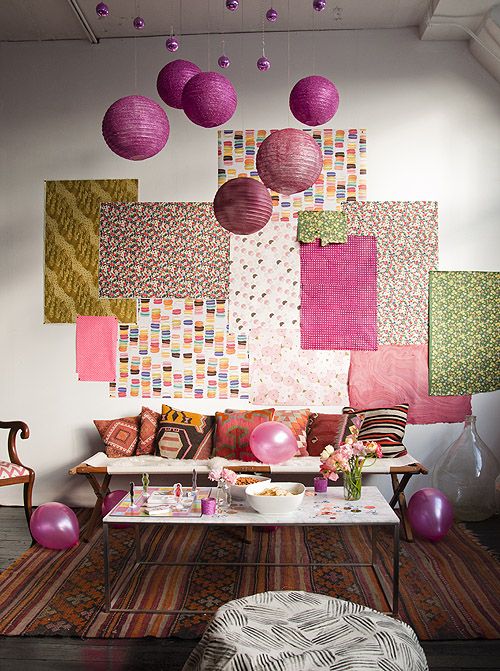 Wrapping Paper Wall Art