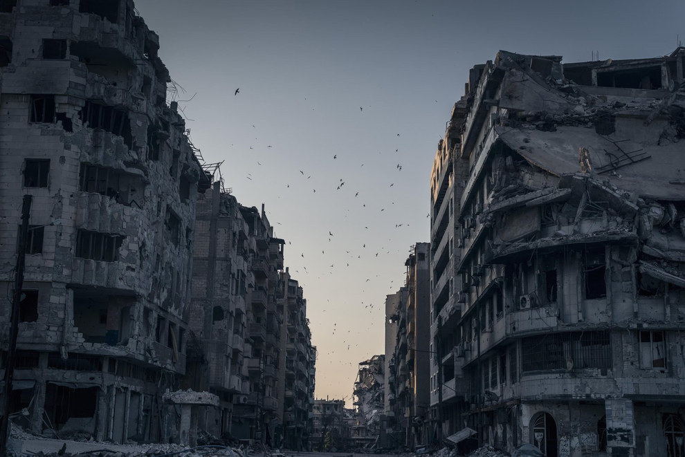 Honourable mention, Places – "Destroyed Homs" by Sergey Ponomarev